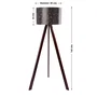 Lámpara de Suelo "Kano" [OPV-780SGN2429] Trípode Madera Pantalla Tela Diseño Nórdico