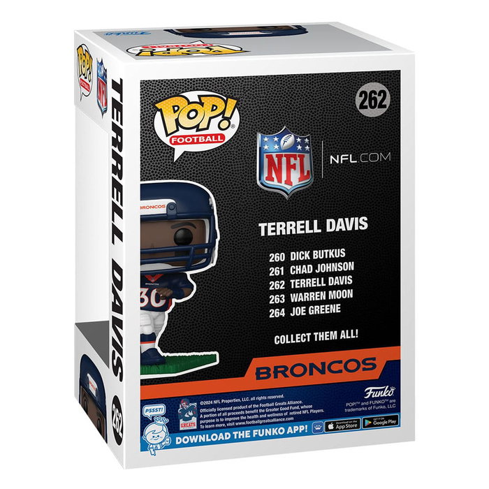 NFL: Legends POP! Sports Vinyl Figura Broncos- Terrell Davis 9 cm NFL: Legends POP! Sports Vinyl Figura Broncos- Terrell Davis 9 cm