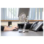 Unold Steel Flex 86705 Ventilador de Mesa Recargable, Cromo, 14 cm, 4 W, 12 h de Autonomía