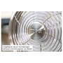 Unold Steel Flex 86705 Ventilador de Mesa Recargable, Cromo, 14 cm, 4 W, 12 h de Autonomía
