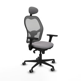 PIQUERAS Y CRESPO Silla de oficina Jorquera con mecanismo Sincro, Gris