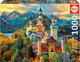 Educa Borras Puzzle de 1000 piezas Castillo de Neuschwanstein