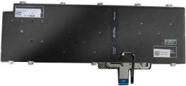 Dell Teclado Retroiluminado AZERTY para portátiles Latitude y Precision (Layout Francés), Cableado, 100 Teclas, Modelo para Latitude 5520/5530/Precision 3560