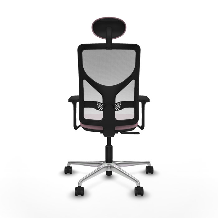 PIQUERAS Y CRESPO Silla de oficina Motilla Rosa y Blanca con mecanismo Sincro PIQUERAS Y CRESPO Silla de oficina Motilla Rosa y Blanca con mecanismo Sincro