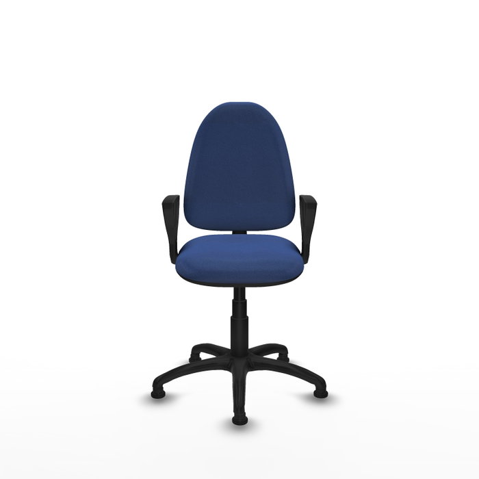 PIQUERAS Y CRESPO Silla de oficina Aýna Azul marino con brazos fijos PIQUERAS Y CRESPO Silla de oficina Aýna Azul marino con brazos fijos