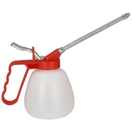 Faher Aceitera Industrial para Lubricación Manual, Plástico Resistente, 300 cc con Pico Flexible, Aplicación Preciso