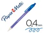 Papermate Boligrafo Flexgrip Retractil Azul Punta 1mm Trazo 0.4mm