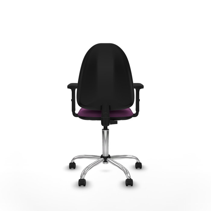 PIQUERAS Y CRESPO Silla de oficina Aýna Morada con Brazos 2D