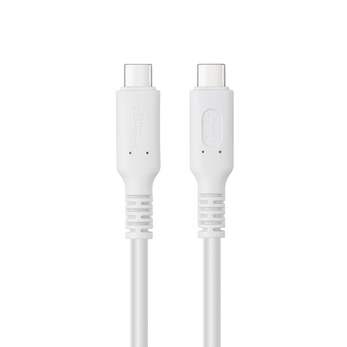 MicroConnect Cable USB-C 3.2 Gen2, Blanco, 0,5m