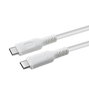 MicroConnect Cable USB-C 3.2 Gen2, Blanco, 0,5m