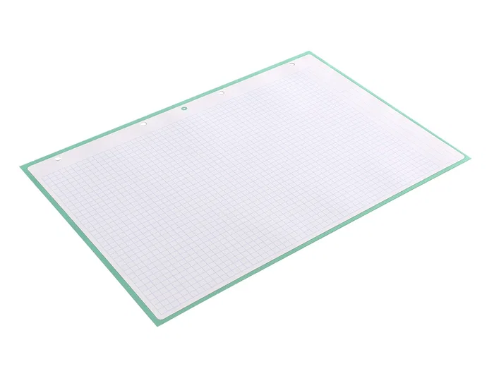 Antartik Recambio A4 80 hojas 90gr cuadro 5 mm 4 taladros 1 banda marco color menta