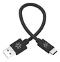 Celly Cable USBAUSBCCOT30BK USB-A a USB-C de 1.5 m, Carga Rápida 60W, Conector Macho Derecho, Tela Trenzada, Blanco