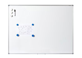 VANTAGE BY NOVUS DAHLE Pizarra blanca magnética básica lacada con marco de aluminio 90x60 cm