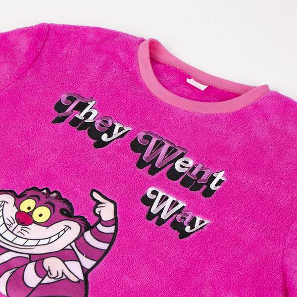 Cerdá Pijama Largo Coral Fleece Disney Alicia Talla XS Color Fucsia