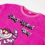 Cerdá Pijama Largo Coral Fleece Disney Alicia Talla XS Color Fucsia