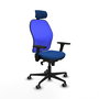 Silla de Oficina con Cabecero Jorquera Piqueras y Crespo 3D036G2 Azul