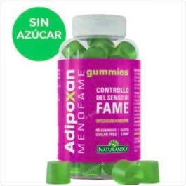 NATURANDO Adipoxan Menofame 40 Gummies Control Hambre con Gymnema, Rodiola y Griffonia
