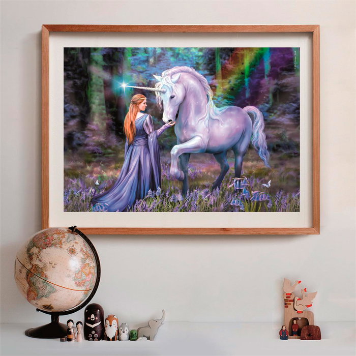 Clementoni 31735 Puzzle 1500 Piezas Anne Stokes - Bluebell Wood (Adultos)