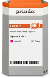 Prindo Cartucho de tinta magenta PRIET3463 Classic