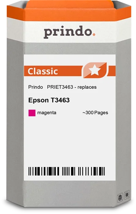 Prindo Cartucho de tinta magenta PRIET3463 Classic Prindo Cartucho de tinta magenta PRIET3463 Classic