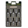 Omp Juego de 20 Tornillos con Protector de Aluminio Negro y Plata M14x1.25
