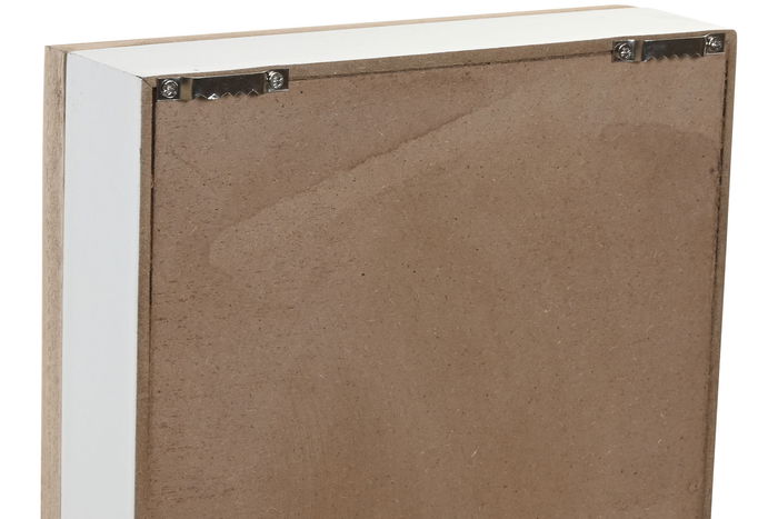 DKD Home Decor Guardallaves Shabby Blanco Verde 4 Unidades 6 x 26 x 20 cm MDF