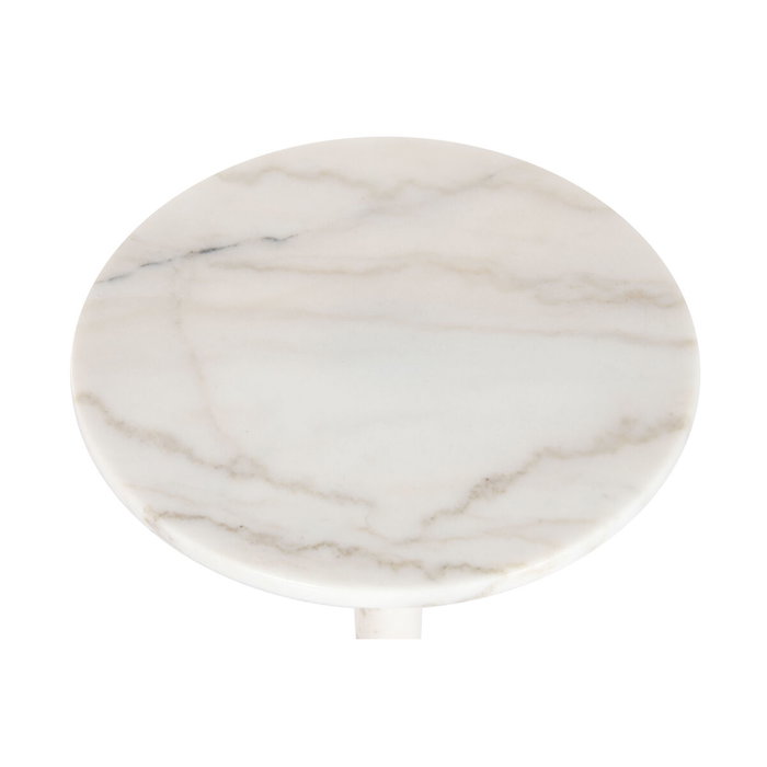 Mesa auxiliar Home ESPRIT Blanco Dorado 41 X 41 X 58 CM Mesa auxiliar Home ESPRIT Blanco Dorado 41 X 41 X 58 CM