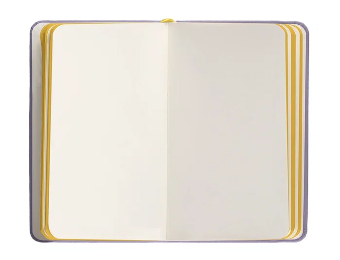 Antartik Cuaderno Antartik Notes tapa dura A6 hojas lisas morado y amarillo