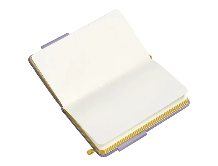 Antartik Cuaderno Antartik Notes tapa dura A6 hojas lisas morado y amarillo