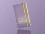 Antartik Cuaderno Antartik Notes tapa dura A6 hojas lisas morado y amarillo