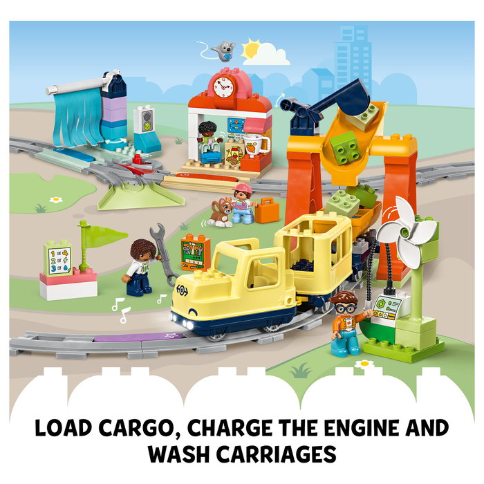 LEGO DUPLO My Town 10428 El gran tren comunitario interactivo