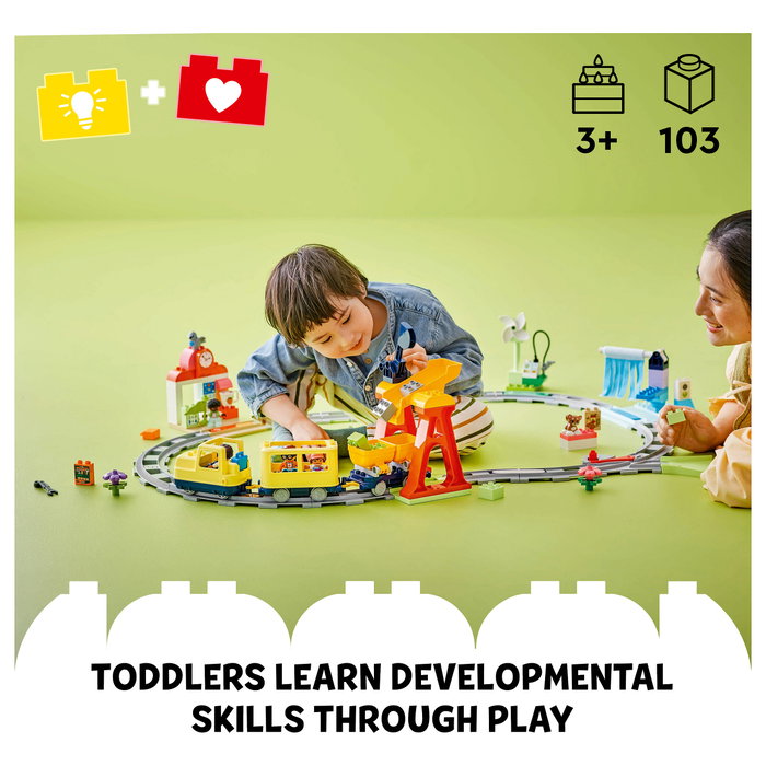 LEGO DUPLO My Town 10428 El gran tren comunitario interactivo