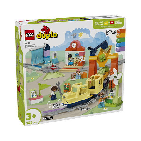 LEGO DUPLO My Town 10428 El gran tren comunitario interactivo