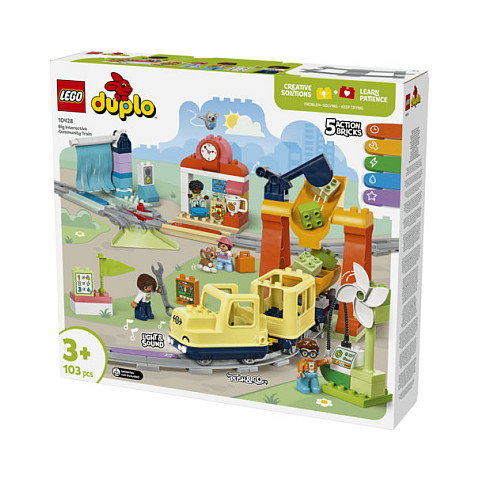 LEGO DUPLO My Town 10428 El gran tren comunitario interactivo