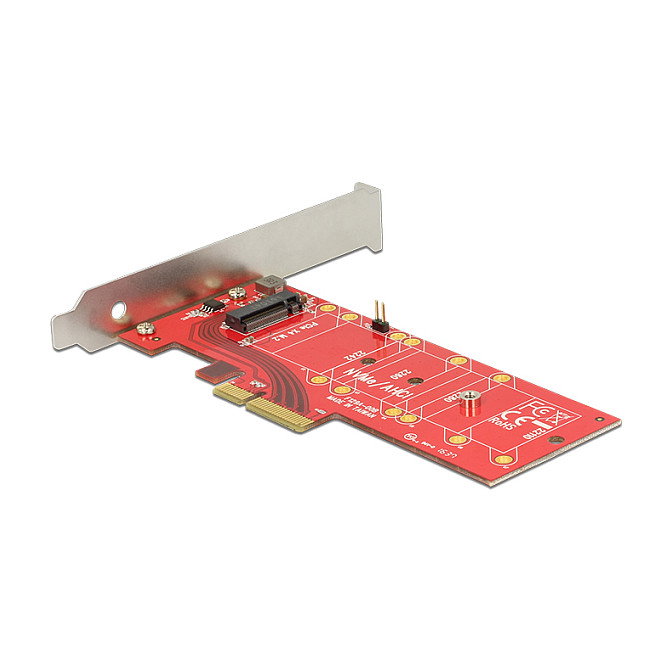 DeLOCK 89577 Tarjeta de expansión PCIe a NVMe M.2 Key M con disipador de calor, Perfil bajo