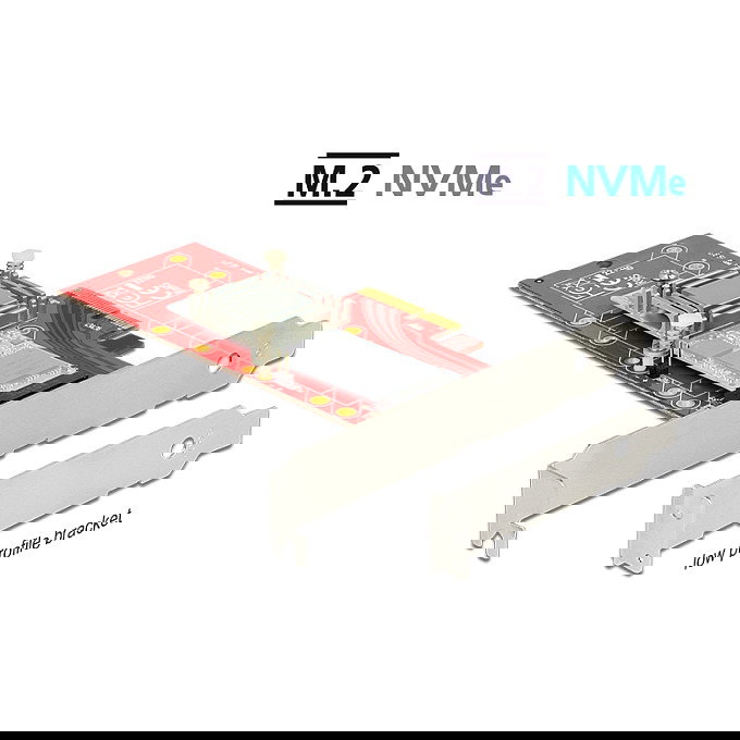 DeLOCK 89577 Adaptador PCIe x4 a NVMe M.2 110 mm Key M con Disipador, PCIe 3.0, 39 Gbit/s, Factor de Forma Low Profile, Interno DeLOCK 89577 Adaptador PCIe x4 a NVMe M.2 110 mm Key M con Disipador, PCIe 3.0, 39 Gbit/s, Factor de Forma Low Profile, Interno