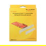 DeLOCK 89577 Adaptador PCIe x4 a NVMe M.2 110 mm Key M con Disipador, PCIe 3.0, 39 Gbit/s, Factor de Forma Low Profile, Interno