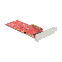 DeLOCK 89577 Adaptador PCIe x4 a NVMe M.2 110 mm Key M con Disipador, PCIe 3.0, 39 Gbit/s, Factor de Forma Low Profile, Interno