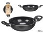 KINVARA Sartén Wok con Asas Antracita 22cm