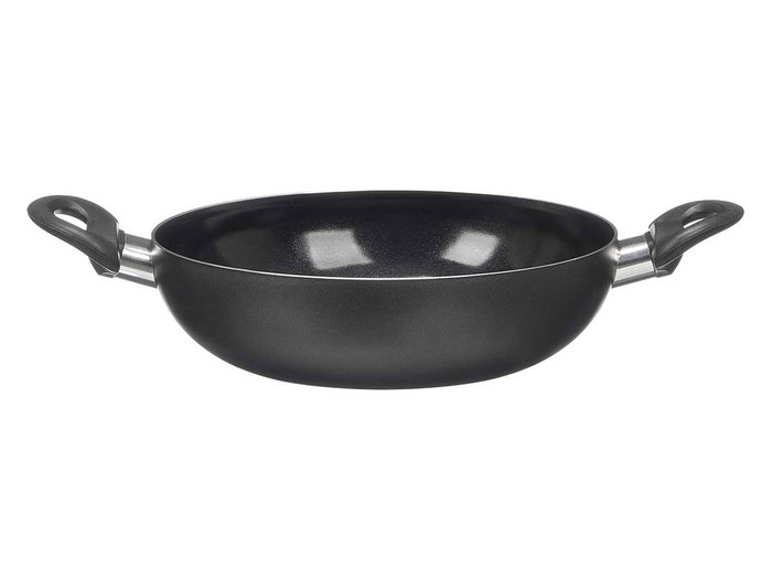 KINVARA Sartén Wok con Asas Antracita 22cm KINVARA Sartén Wok con Asas Antracita 22cm