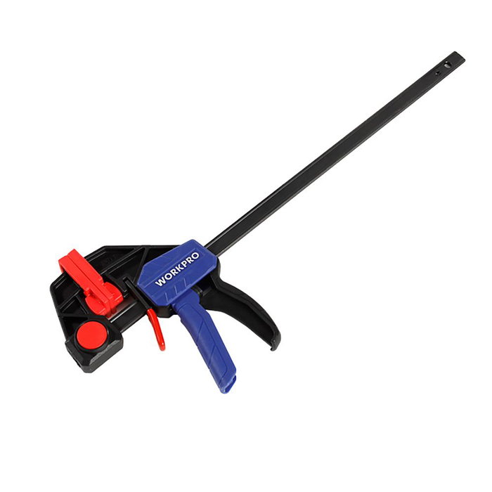 Workpro Sargento Monomanual de Liberación Rápida 300 mm Nylon Resistente con Mordazas Revestidas Workpro Sargento Monomanual de Liberación Rápida 300 mm Nylon Resistente con Mordazas Revestidas