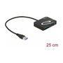 DeLOCK Lector de tarjetas 91756 para XQD/SD/Micro SD con puerto USB Tipo-A Negro
