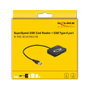 DeLOCK Lector de tarjetas 91756 para XQD/SD/Micro SD con puerto USB Tipo-A Negro