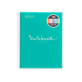 Bloc Miquelrius Emotions Notebook 5 Micro.Tapa Pp A4 120H 90G Horizontal Turquesa (Set de 5)