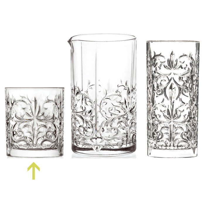 Rcr Cristalleria IT Vaso 337 Ml Mm Tattoo 6 Unidades Altura 94 Diámetro 82 Cristal Eco-crystal Glass