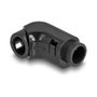 DeLOCK 88127 Clips para cables para doblar, 8 piezas, negro