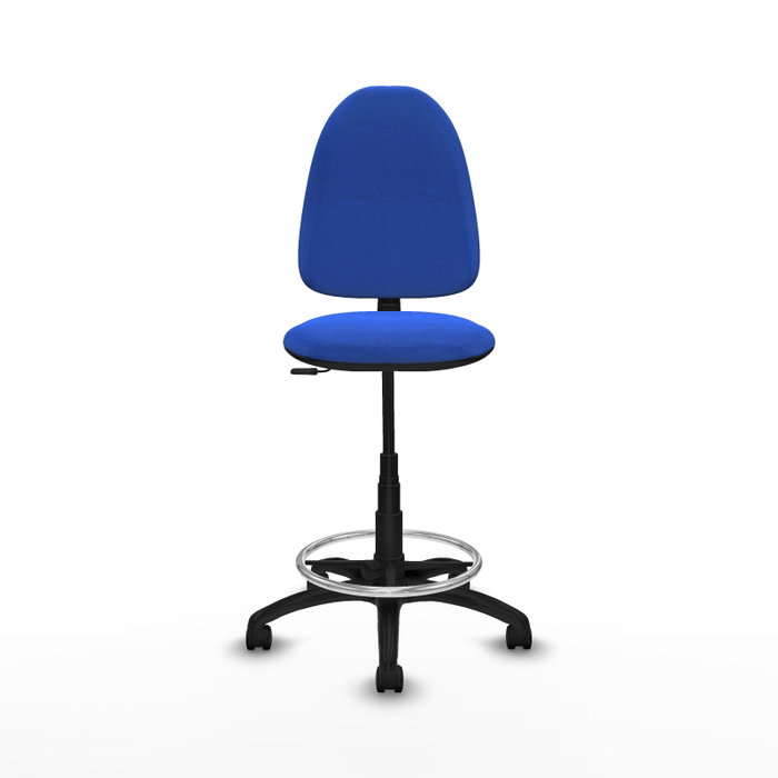PIQUERAS Y CRESPO Taburete Aýna con mecanismo Contacto permanente básico, azul PIQUERAS Y CRESPO Taburete Aýna con mecanismo Contacto permanente básico, azul