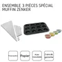 Zenker ZEN3176239998382 Juego de 3 Muffins Especiales