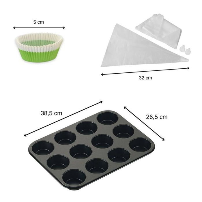 Zenker Juego de 3 muffins especiales Zenker Juego de 3 muffins especiales