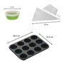 Zenker Juego de 3 muffins especiales